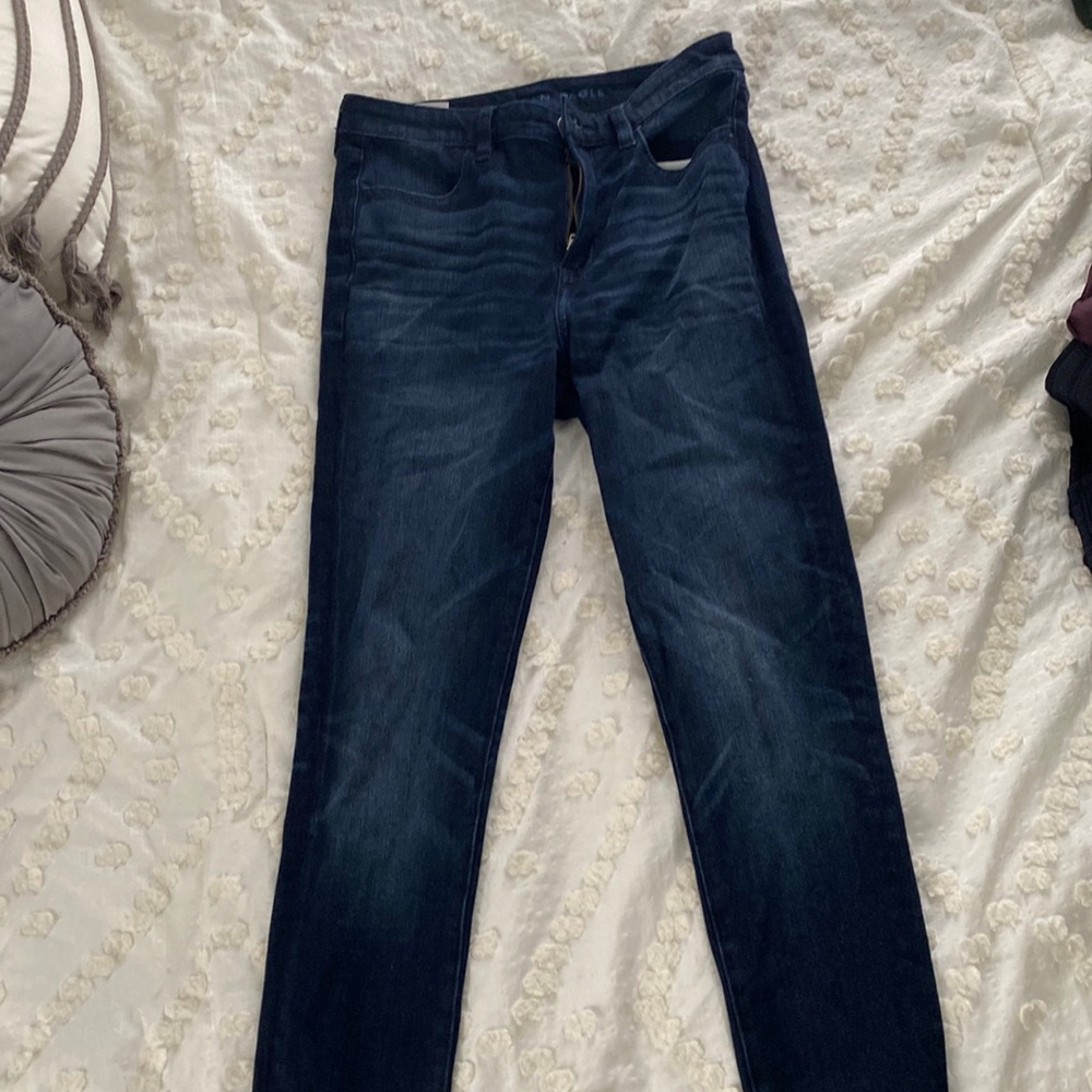 American Eagle Super Stretch Hi Rise Jeggings. The Dream Jean Line